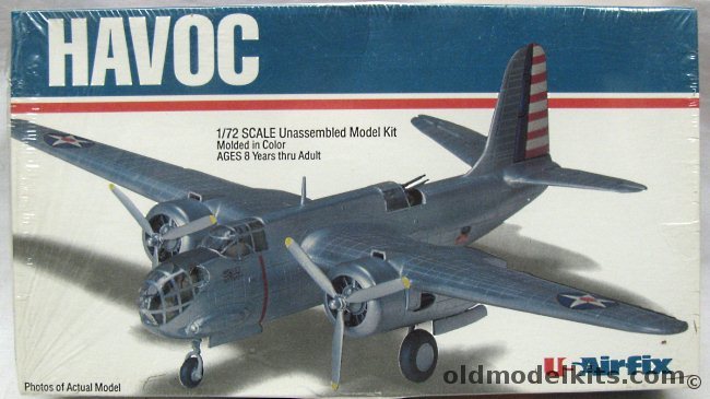 Airfix 1/72 Douglas A-20 Havoc (Boston) - USAirfix Issue, 30010 plastic model kit